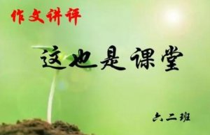 這也是課堂作文600字