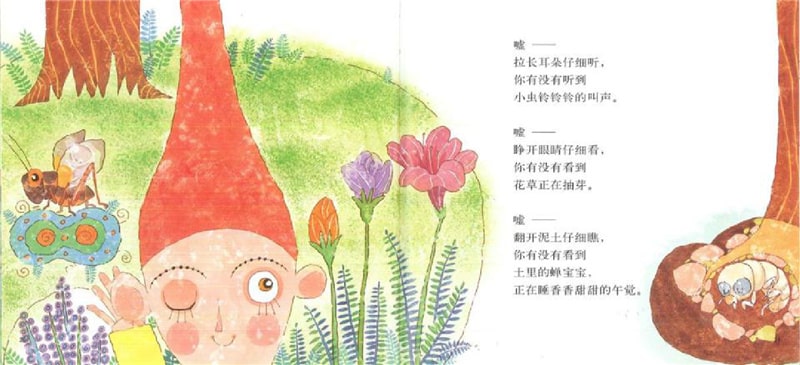 春天的故事繪本《花園里有什么》