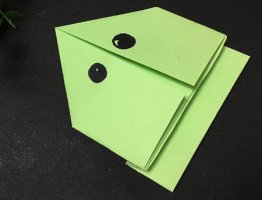 青蛙折紙簡單折法