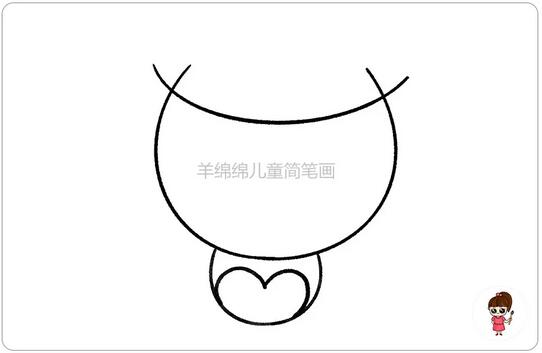 超可愛的貓頭鷹簡筆畫步驟圖片