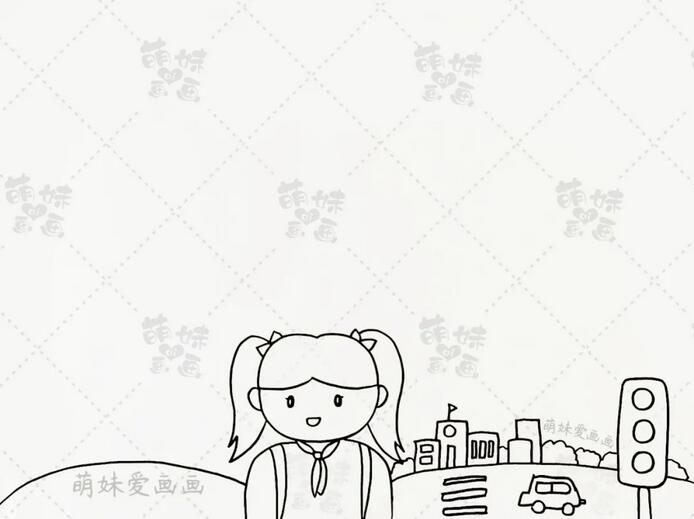 中小學(xué)生安全教育日手抄報(bào)圖片簡(jiǎn)單漂亮