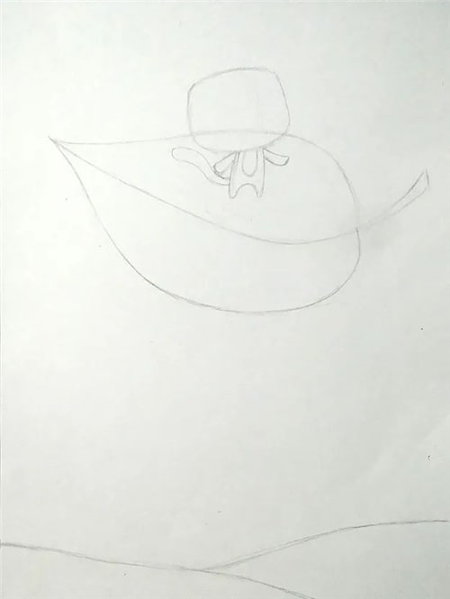 清明節(jié)主題兒童畫作品《清明時節(jié)》