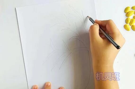 廢物利用手工制作 開心果殼粘貼畫樹