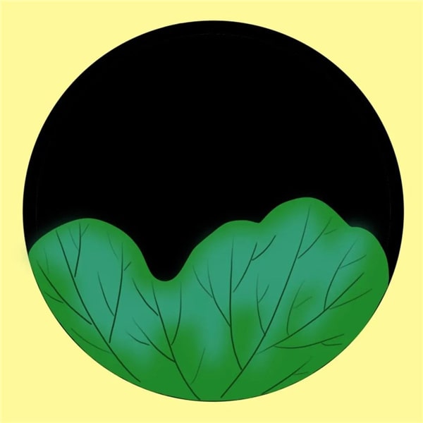 少兒創(chuàng)意水粉畫作品《下雨天的小青蛙》