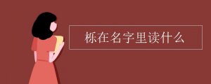 櫟在名字里讀什么拼音