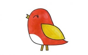 幼兒園小鳥簡筆畫怎么畫簡單