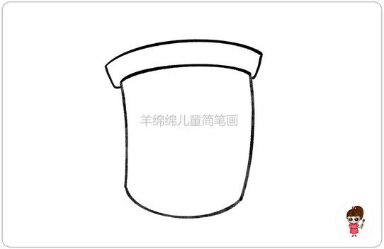 可愛(ài)的奶茶簡(jiǎn)筆畫(huà)教程圖片