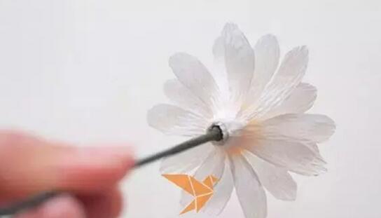 清新的小雛菊紙藝花制作教程
