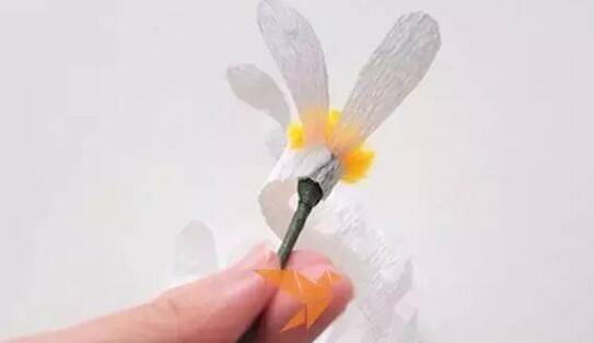 清新的小雛菊紙藝花制作教程