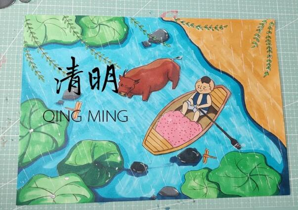 清明節(jié)兒童畫+手抄報素材