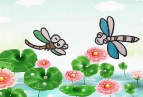 小蜻蜓學(xué)本領(lǐng)的故事