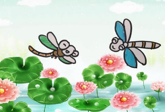 小蜻蜓學(xué)本領(lǐng)的故事