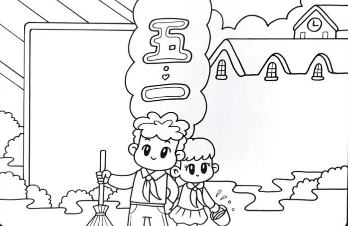 五一勞動節(jié)手抄報教程簡單好畫