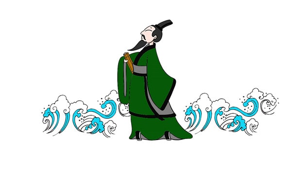 屈原簡(jiǎn)筆畫怎么畫