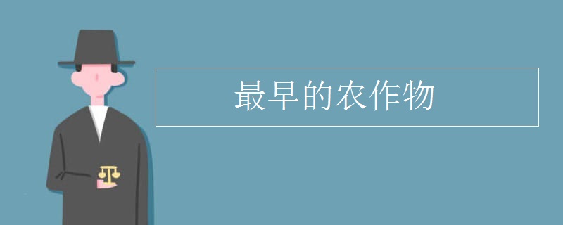 最早的農(nóng)作物