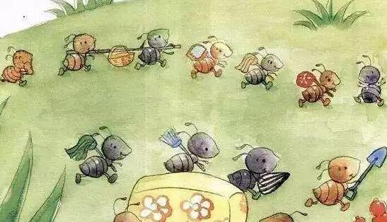 螞蟻搬家作文