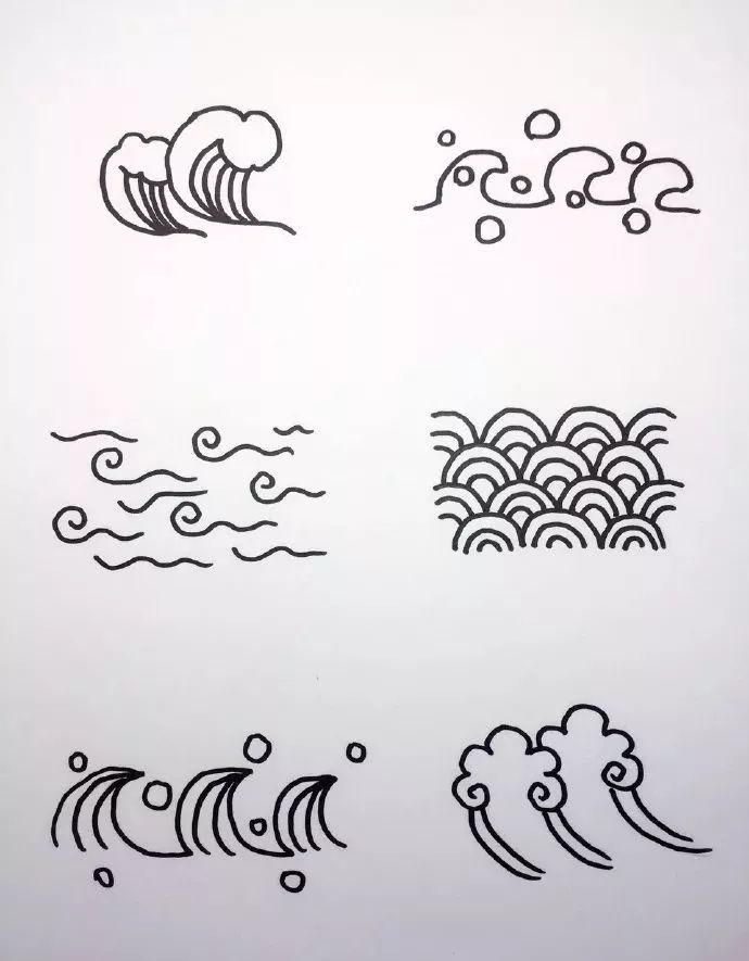 海底世界海洋生物簡筆畫圖片