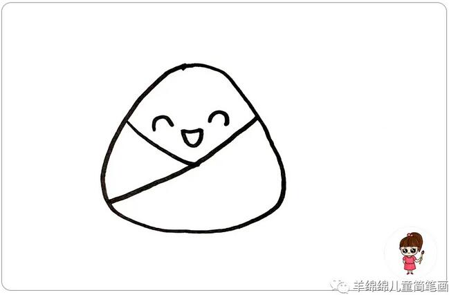 端午節(jié)粽子簡筆畫可愛