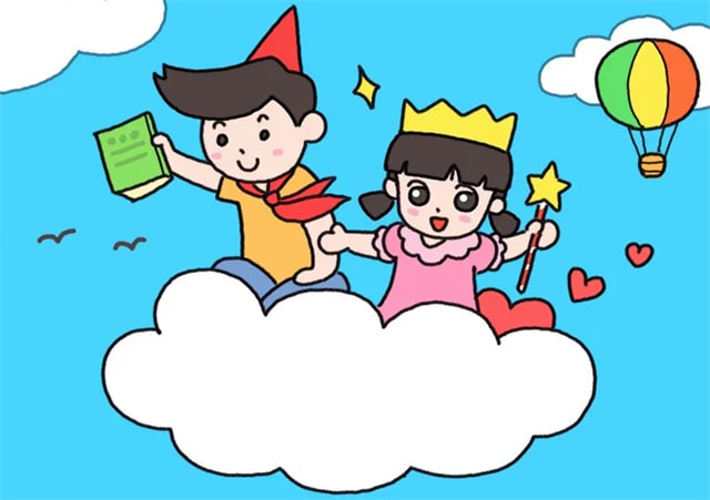 可愛的六一兒童節(jié)簡(jiǎn)筆畫，畫出美好時(shí)光