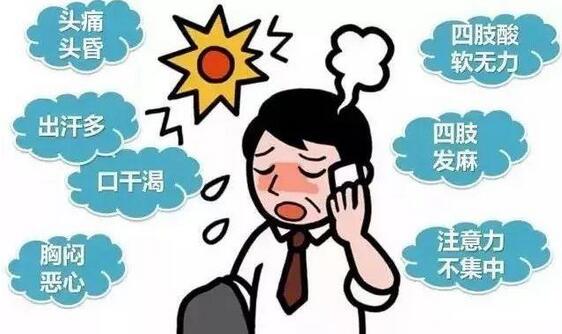 中暑是什么表現(xiàn)的癥狀