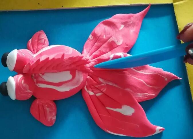 超輕粘土手工制作金魚