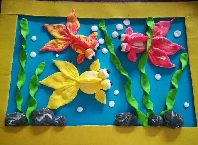 超輕粘土手工制作金魚