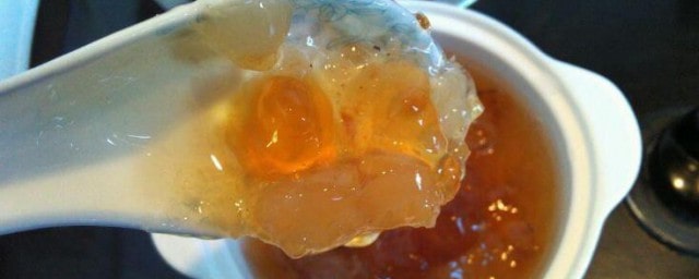 桃花膠的做法