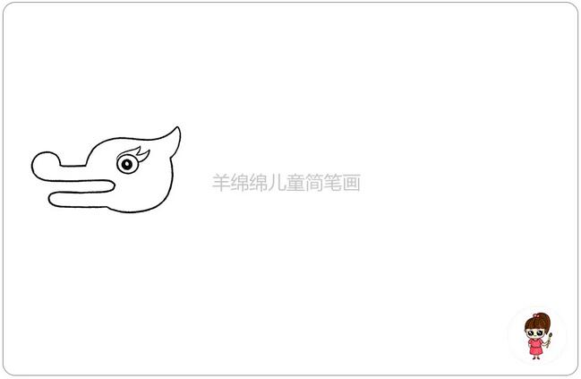 端午節(jié)賽龍舟簡筆畫怎么畫