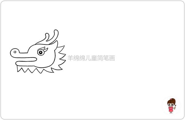 端午節(jié)賽龍舟簡筆畫怎么畫