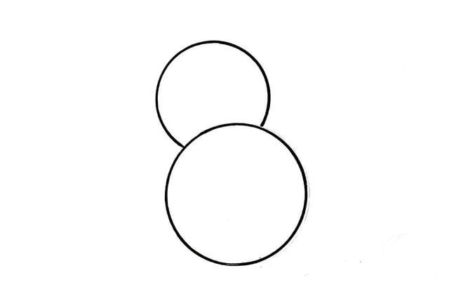 父親節(jié)簡(jiǎn)筆畫，快樂(lè)的父子倆