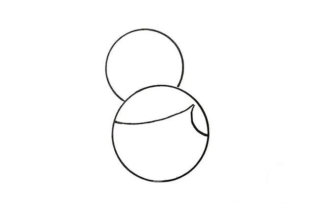 父親節(jié)簡(jiǎn)筆畫，快樂(lè)的父子倆