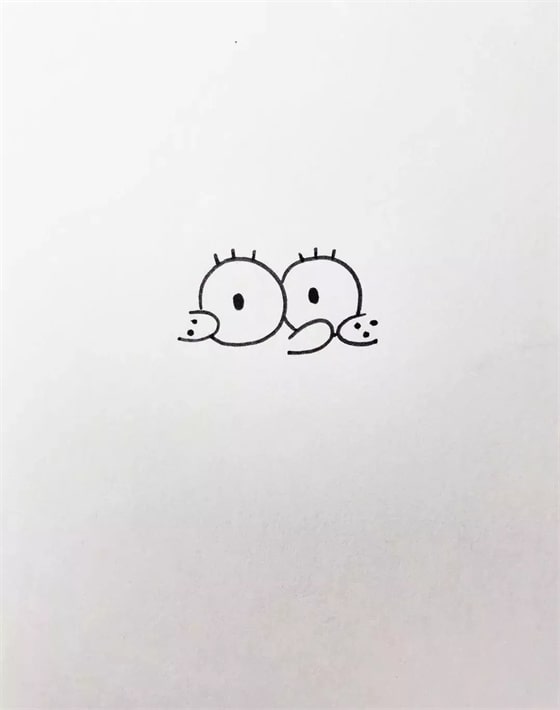海綿寶寶簡筆畫教程圖片