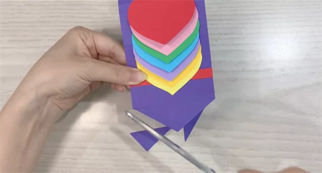 父親節(jié)愛心抽拉賀卡制作,表達(dá)對爸爸的愛