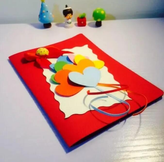 畢業(yè)季愛(ài)心系列賀卡制作