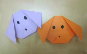 幼兒園小班小狗折紙教案