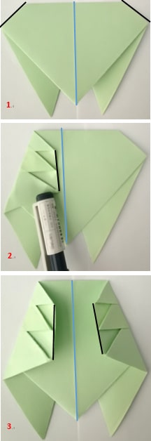 蟬的手工折紙步驟圖解