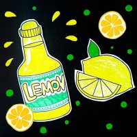 少兒美術(shù)課程《快樂(lè)檸檬果汁》
