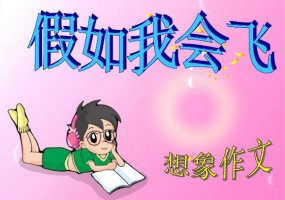 假如我會(huì)飛作文500字