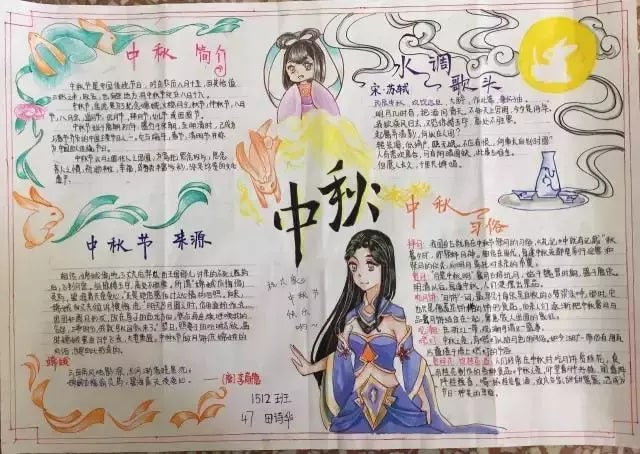 中秋節(jié)手抄報圖片大全