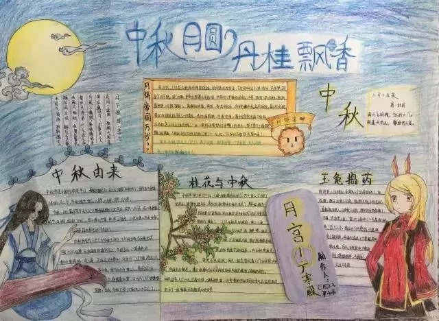 中秋節(jié)手抄報圖片大全