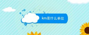 km是什么單位的