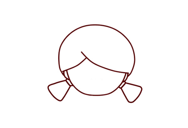 中秋節(jié)端著月餅的小女孩簡(jiǎn)筆畫怎么畫