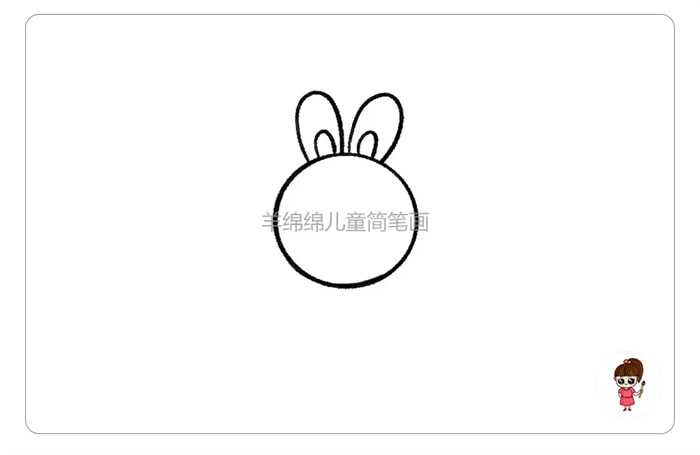 中秋節(jié)，學(xué)畫(huà)玉兔和月亮簡(jiǎn)筆畫(huà)