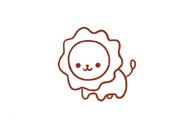 獅子簡筆畫怎么畫圖片簡單