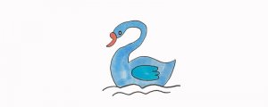 天鵝簡(jiǎn)筆畫怎么畫好看
