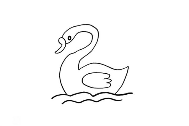 天鵝簡(jiǎn)筆畫(huà)怎么畫(huà)好看