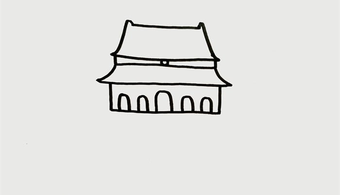 北京天安門簡(jiǎn)筆畫怎么畫