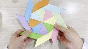 卡紙七彩飛鏢的折法怎么折簡(jiǎn)單