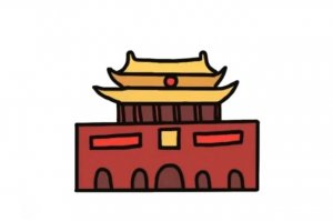 天安門簡筆畫怎么畫簡單