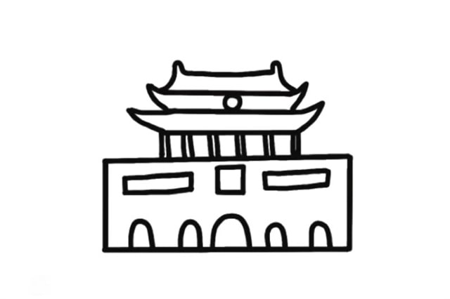 天安門簡(jiǎn)筆畫怎么畫簡(jiǎn)單